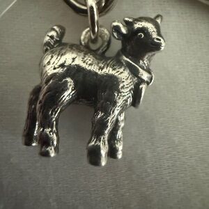 Silver goat Charm Pendant